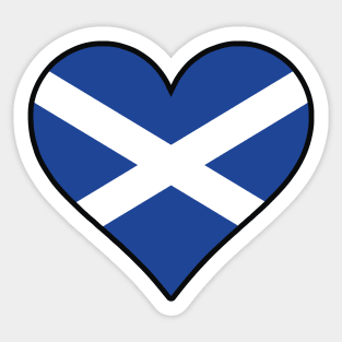 I Love Scotland Sticker